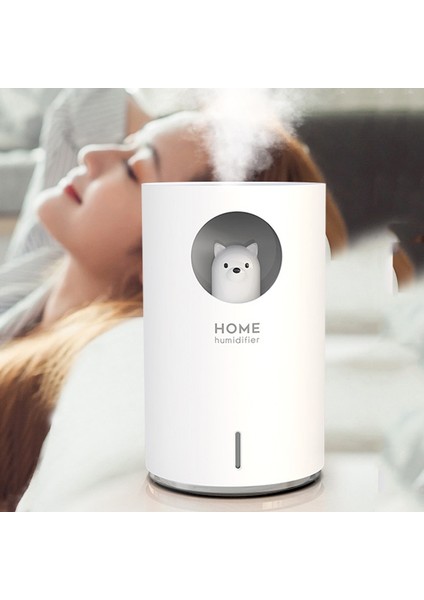 K9 Nemlendirici Renkli Gece Lambası USB Aromaterapi Makinesi (Yurt Dışından)