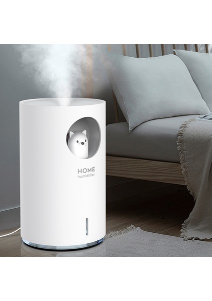 K9 Nemlendirici Renkli Gece Lambası USB Aromaterapi Makinesi (Yurt Dışından)