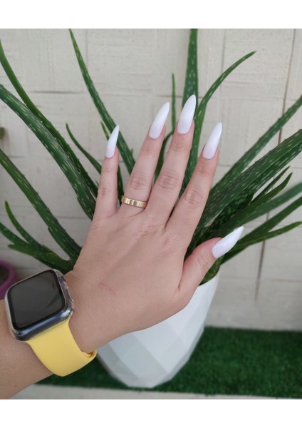 100 Lü Takma Tırnak+Yapışkan(Beyaz)