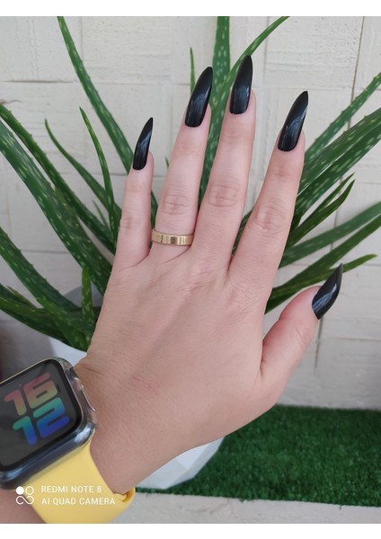 100 Lü Takma Tırnak+Yapışkan(Siyah)