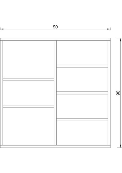 Bologna 2 Duvar Rafı Bambu fiyatları