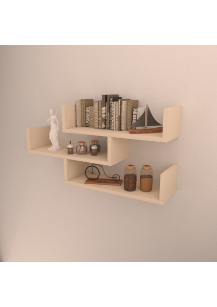 Rolex Duvar Rafı Krem