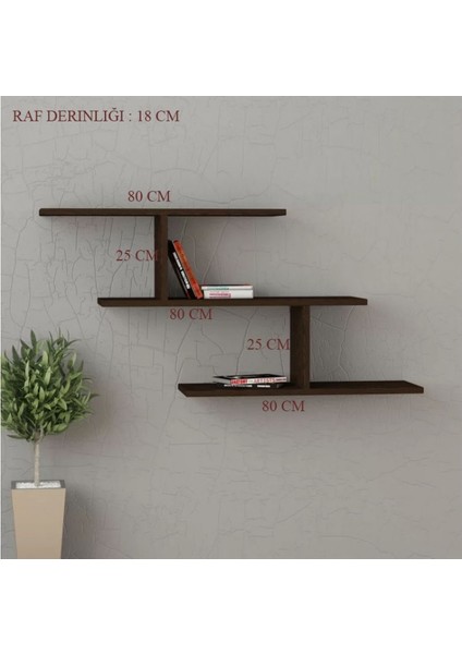 Lima Gizli Bağlantılı Duvar Rafı Bambu fiyatları