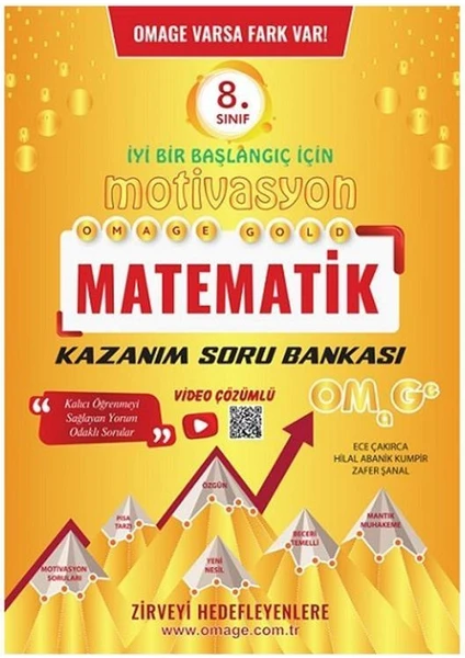 Omage Yayınları Omage 8. Sınıf Motivasyon Matematik Soru Bankası