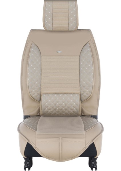 Lüks Oto Koltuk Kılıfı / Bej / Citroen C5 fiyatları