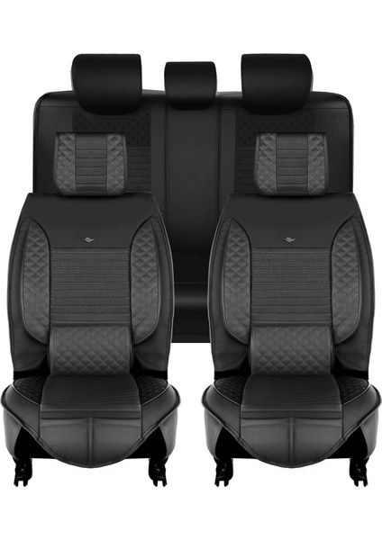 Lüks Oto Koltuk Kılıfı / Siyah