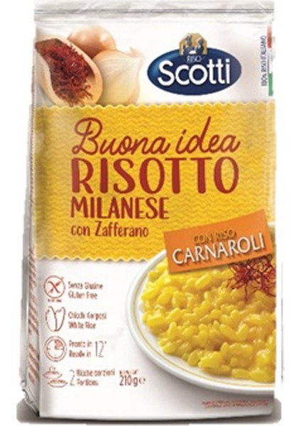 Safranlı ve Peynirli (Milano) Risotto 210 gr