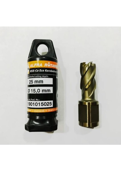 Ø 15 mm / 25 mm Hss Kobaltlı Eco Serisi Manyetik Matkap Ucu