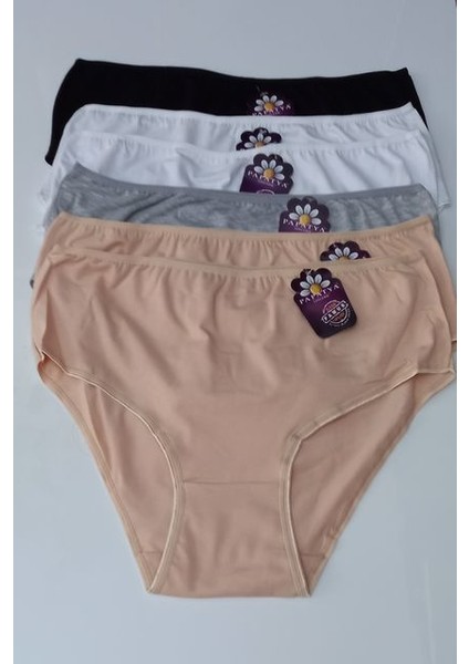 Pamuklu Bayan 6'lı Külot 0235