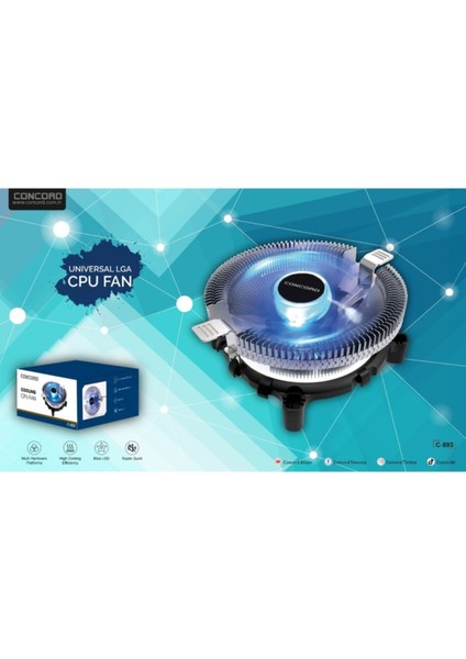 Fan Concord C-893 Cpu Fan