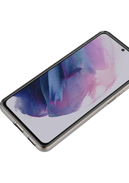 Samsung Galaxy S21 5G İçin Ultra İnce Şeffaf Açık Yumuşak Tpu Kılıf Kapaklı Açık (Yurt Dışından)