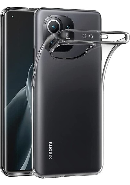 Xiaomi Mi 11 İçin Ultra İnce Şeffaf Açık Yumuşak Tpu Kılıf Kapaklı Açık (Yurt Dışından)