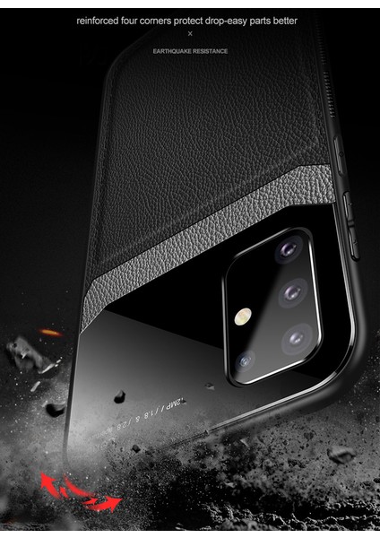 Samsung Galaxy S20 Plus İçin İnce Tpu Bumper Cam Korumalı Kılıf (Yurt Dışından)