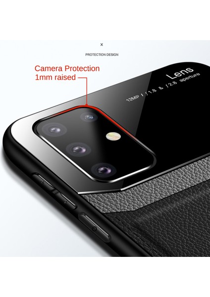 Samsung Galaxy S20 Plus İçin İnce Tpu Bumper Cam Korumalı Kılıf (Yurt Dışından)