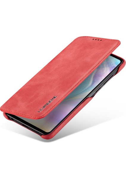 Huawei P30 İçin İnce Flip Pu Deri Manyetik Standlı Shockproof Kılıf (Yurt Dışından)