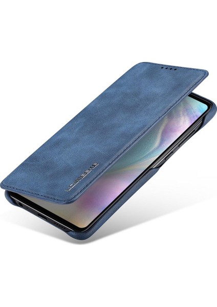 Huawei P30 İçin İnce Flip Pu Deri Manyetik Standlı Shockproof Kılıf (Yurt Dışından)