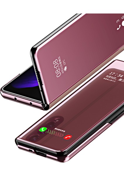 Samsung Galaxy Z Fold 3 5G İçin Pc Pu Deri Standlı Pencereli Kılıf (Yurt Dışından) indirimleri