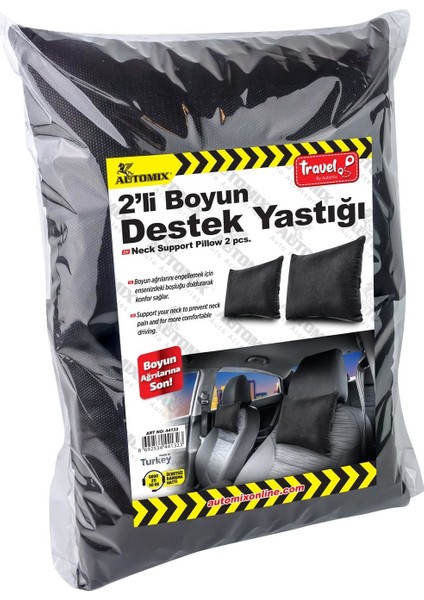 Araç Içi Seyahat Boyun Destek Yastığı 2'li