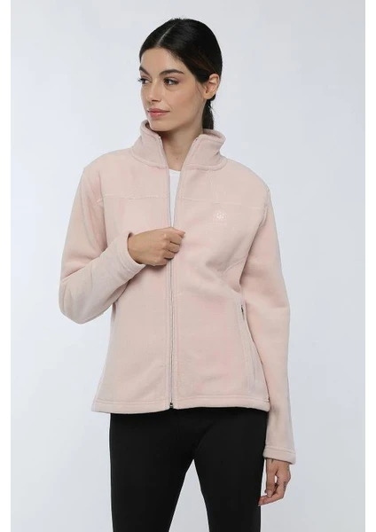 Basic Polar Pocket Cardi W Kadın Polar Ekru SN158