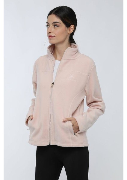 Basic Polar Pocket Cardi W Kadın Polar Ekru SN158