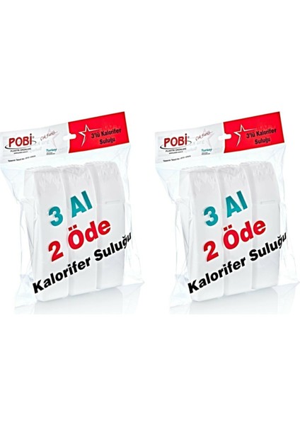 3'lü Kalorifer Suluğu - 2 Paket