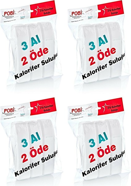 3'lü Kalorifer Suluğu - 4 Paket