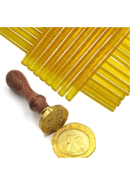 Mühür Mumu Çubuk Sıcak Tutkal 7 mm x 27 cm 10'lu Amber Kehribar Renk indirimleri