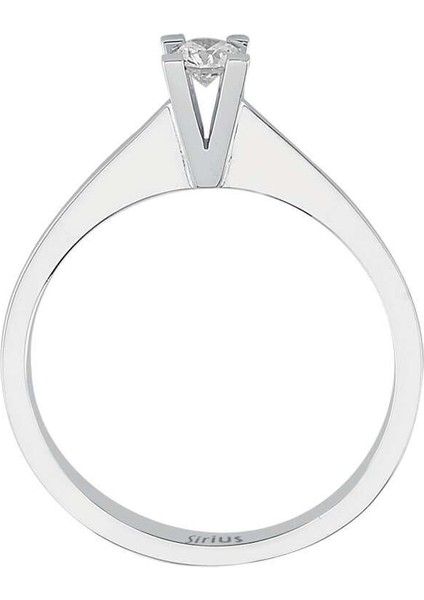 F Renk 0,15 Karat Pırlanta Tektaş Yüzük 0433R0002 modelleri