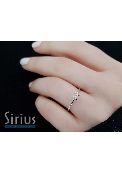 F Renk 0,15 Karat Pırlanta Tektaş Yüzük 0433R0002 fırsatları