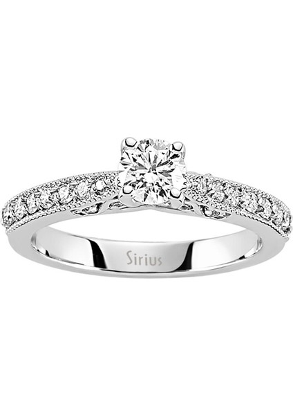 G Renk Toplam 0,72 Karat Pırlanta Tektaş Yüzük 0407R0185 fiyatları