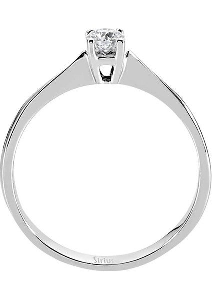 E Renk 0,15 Karat Pırlanta Tektaş Yüzük 0417R0008 modelleri