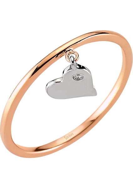 Pırlanta Kalp Yüzük