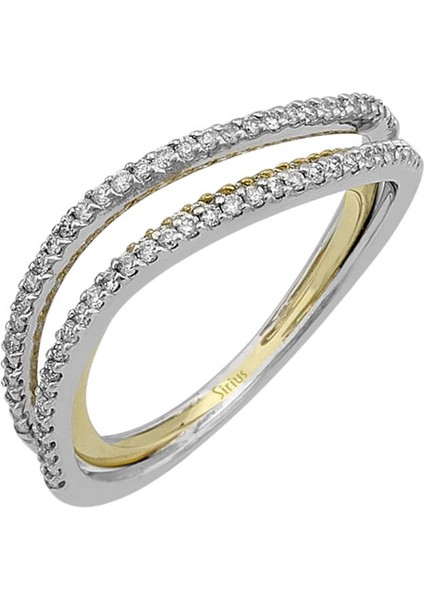 Üç Sıra Pırlantalı Yüzük 0403R0017