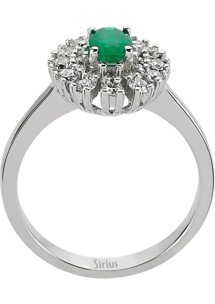 Zümrüt Taşlı Pırlanta Anturaj Yüzük 0404R0121 modelleri