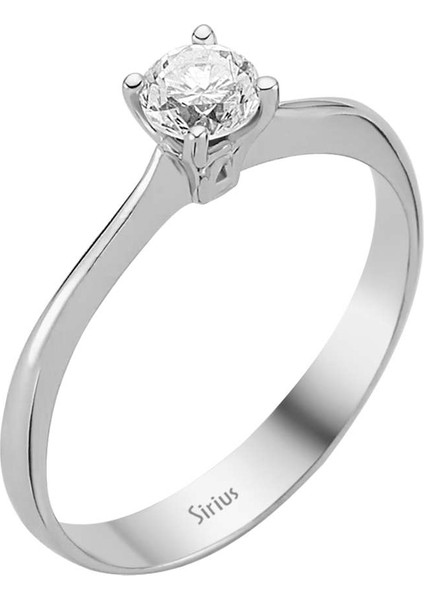 G Renk 0,36 Karat Pırlanta Tektaş Yüzük 0417R0089