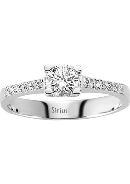 F Renk Toplam 0,57 Karat Pırlanta Tektaş Yüzük 0417R0090 fiyatları