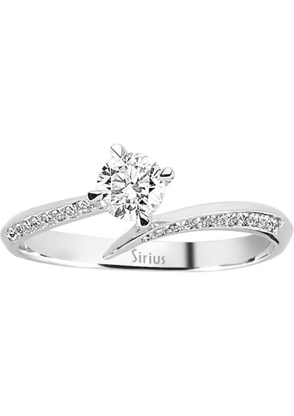 G Renk Toplam 0,45 Karat Pırlanta Tektaş Yüzük 0404R0151 fiyatları