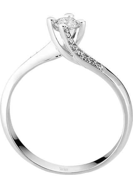 G Renk Toplam 0,45 Karat Pırlanta Tektaş Yüzük 0404R0151 modelleri