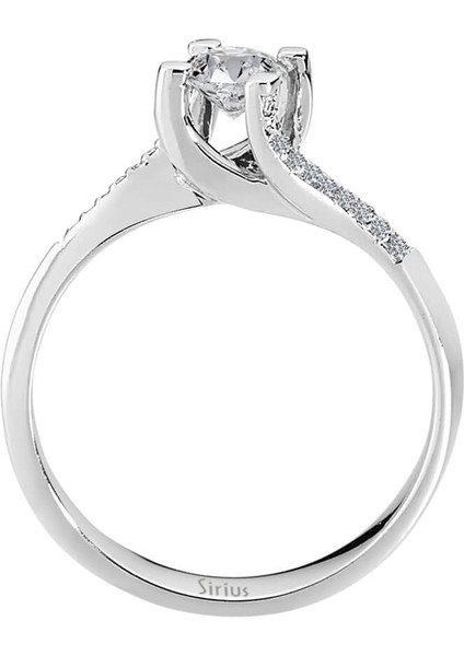 F Renk Toplam 0,35 Karat Pırlanta Tektaş Yüzük 0417R0059 modelleri