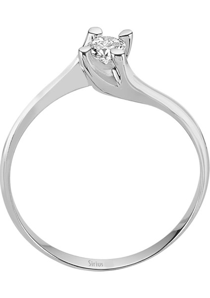 G Renk 0,19 Karat Pırlanta Tektaş Yüzük 0404R0046 modelleri