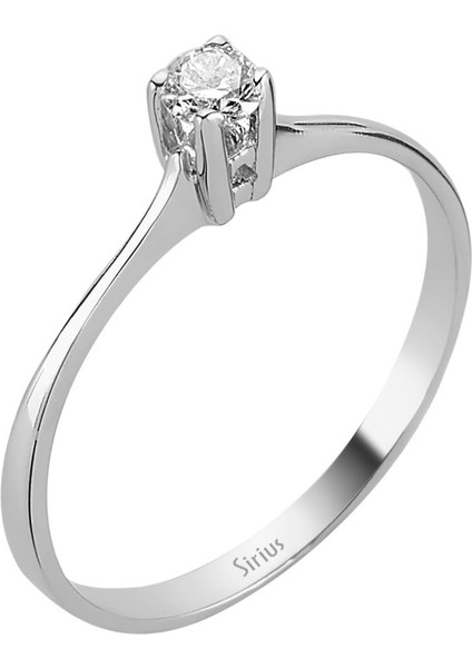 0,15 Karat Pırlanta Tektaş Yüzük