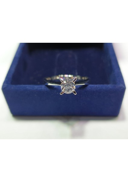 F Renk 0,41 Karat Pırlanta Tektaş Yüzük 0417R0058 fırsatları
