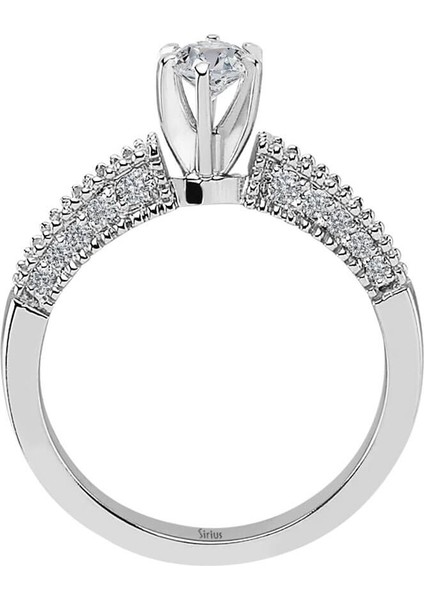 G Renk Toplam 0,60 Karat Pırlanta Tektaş Yüzük 0407R0073 modelleri