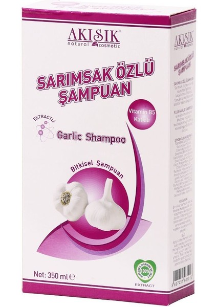 Sarımsak Özlü Şampuan 350 ml Bitkisel Şampuan