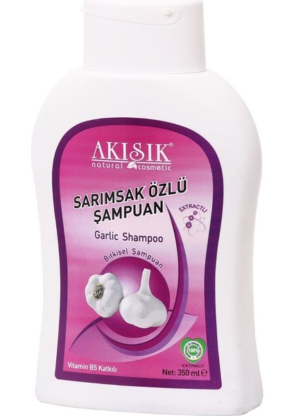 Sarımsak Özlü Şampuan 350 ml Bitkisel Şampuan