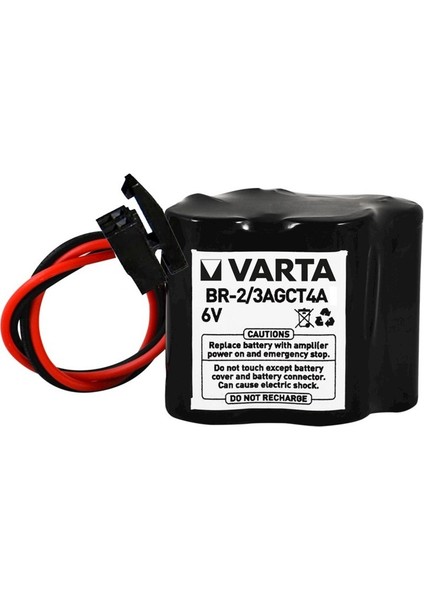 Marka Fanuc BR-2/3AGCT4A Uyumlu Eksen Pili Siyah Soket