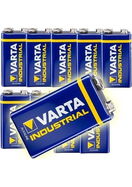 Endüstriyel Alkalin 9V Pil 20 Adet