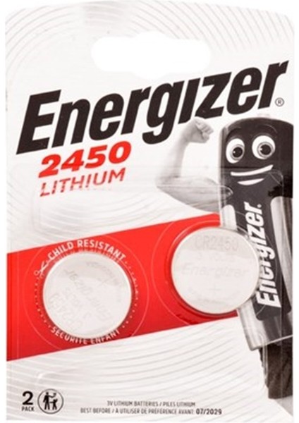 CR2450 3V 2'li Blister Lithium Para Pil