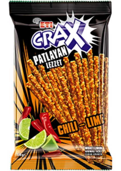 Crax Acılı ve Misket Lim.çubuk Kraker 50 gr