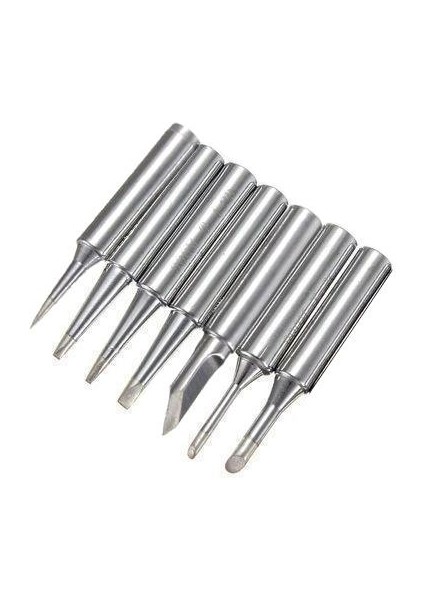 7 Adet Isı Ayarlı Havyalar Için Yedek Uç Seti